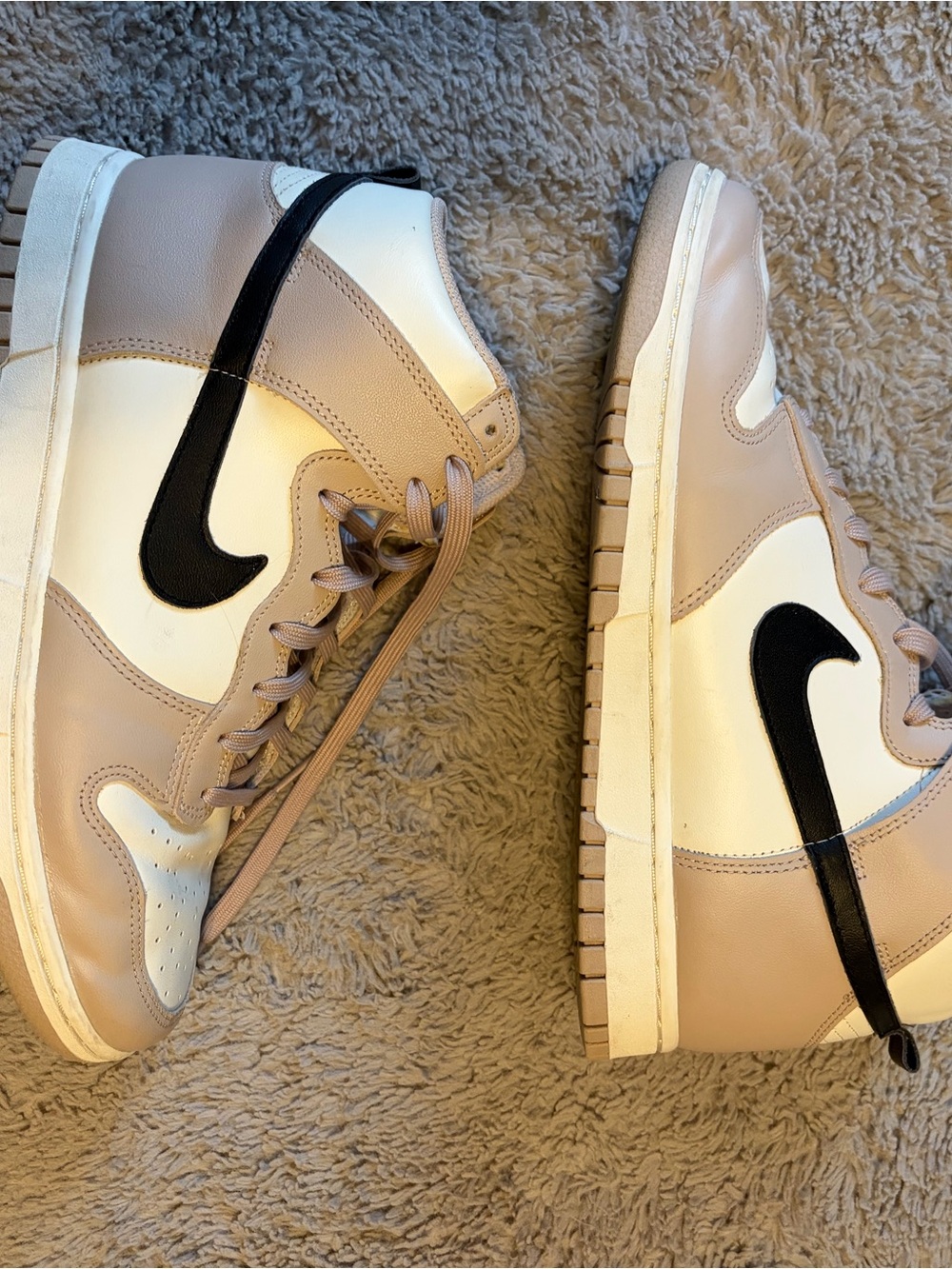 Nike Dunk High Fossil Stone Black Sail Women’s Size 11 DD1869-200